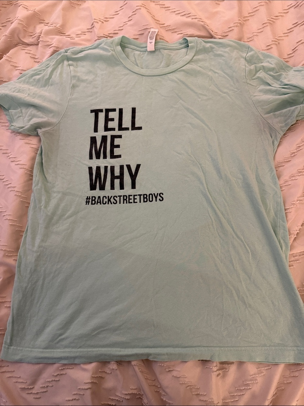 Tell Me Why Graphic Tee - Light Mint